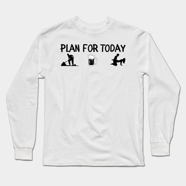 Plan for today Long Sleeve T-Shirt by AbstractWorld